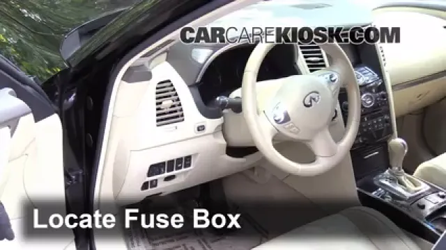 2013 Infiniti FX37 3.7L V6 Fusible (intérieur) Remplacement